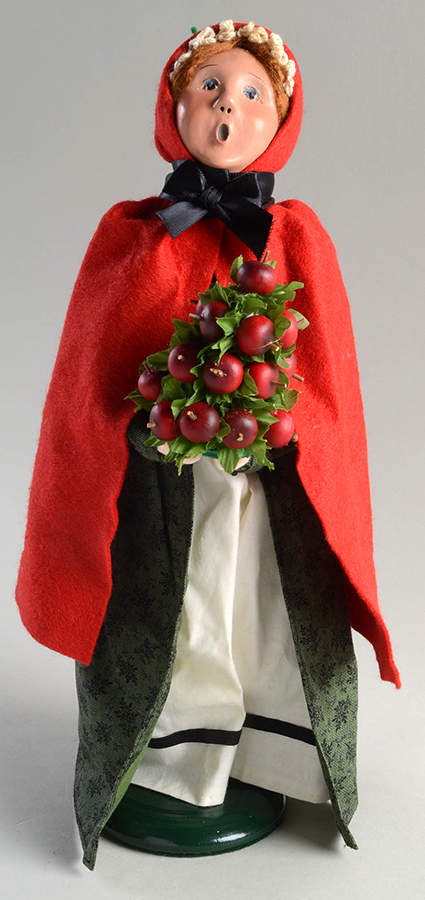 Williamsburg Woman With Applecone - No Box by Byers' Choice Ltd-1