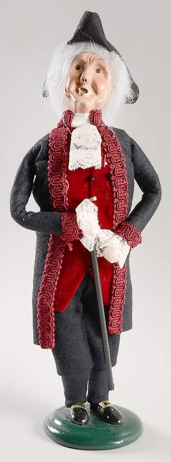Williamsburg Colonial Grandfather With Cane - No Box by Byers' Choice Ltd-1
