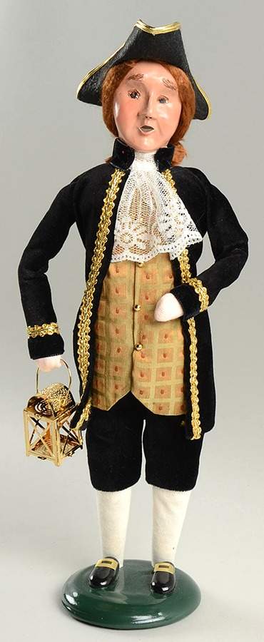 Williamsburg Man With Lantern - No Box by Byers' Choice Ltd-1