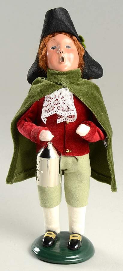 Williamsburg Boy With Lantern - No Box by Byers' Choice Ltd-1