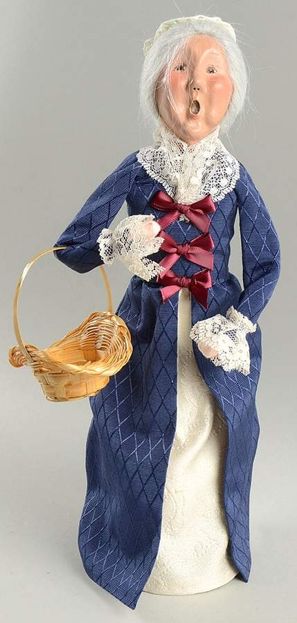Williamsburg Colonial Grandmother-Blue Dres - No Box by Byers' Choice Ltd-1