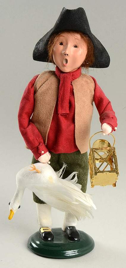 Williamsburg Colonial Boy-Shopping Family - No Box by Byers' Choice Ltd-1