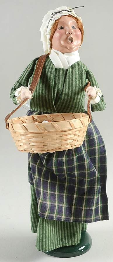 Williamsburg Tavern Woman With Basket Of Crabs - No Box by Byers' Choice Ltd-1
