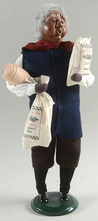 Williamsburg Grandfather Shopper-Africian American - No Box by Byers' Choice Ltd-1