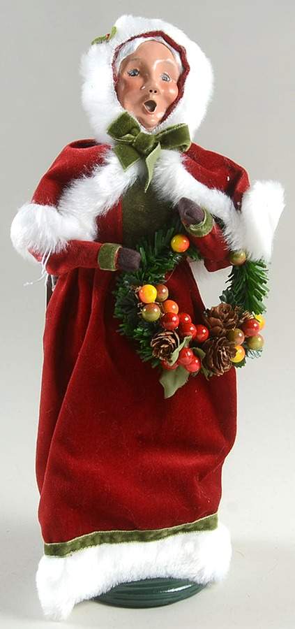 Williamsburg Colonial Mrs Claus  - No Box by Byers' Choice Ltd-1