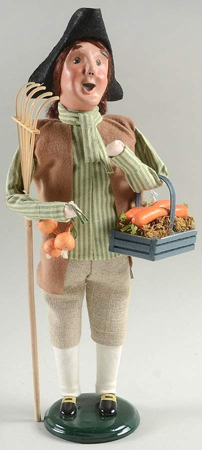 Williamsburg Spring Man-Farmer With Carrots - No Box by Byers' Choice Ltd-1