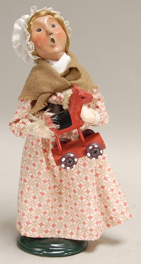 Williamsburg Colonial Shopping Girl With Toy - No Box by Byers' Choice Ltd-1