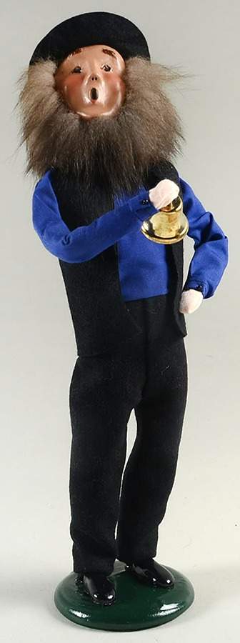 Amish Collection Man With Bell-Blue - No Box by Byers' Choice Ltd-1