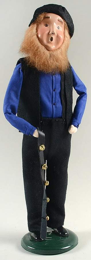 Amish Collection Man With Sleigh Bells-Blue - No Box by Byers' Choice Ltd-1