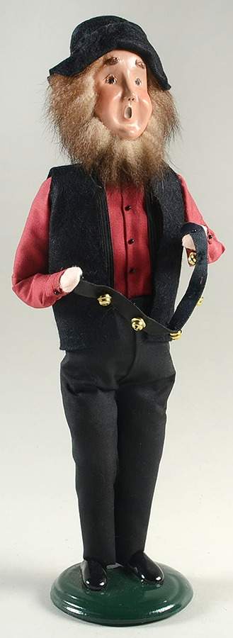 Amish Collection Man With Sleigh Bells-Red - No Box by Byers' Choice Ltd-1