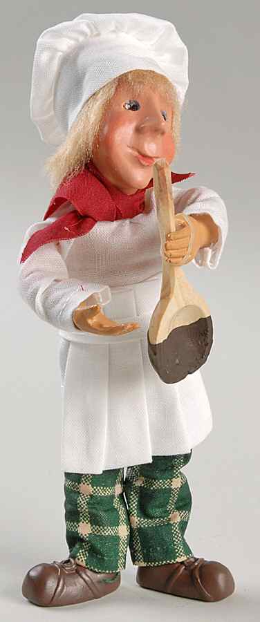Bakerkins Coco-Baker With Chocolate Spoon - No Box by Byers' Choice Ltd-1