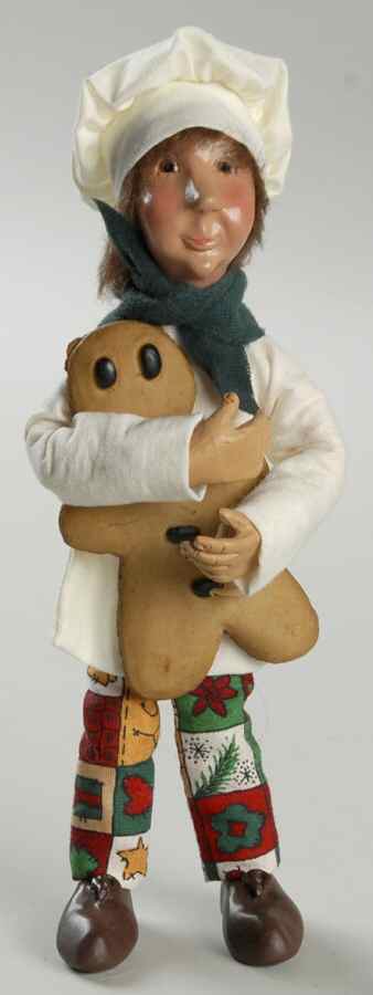 Bakerkins Crumb-Baker With Gingerbread Man - No Box by Byers' Choice Ltd-1