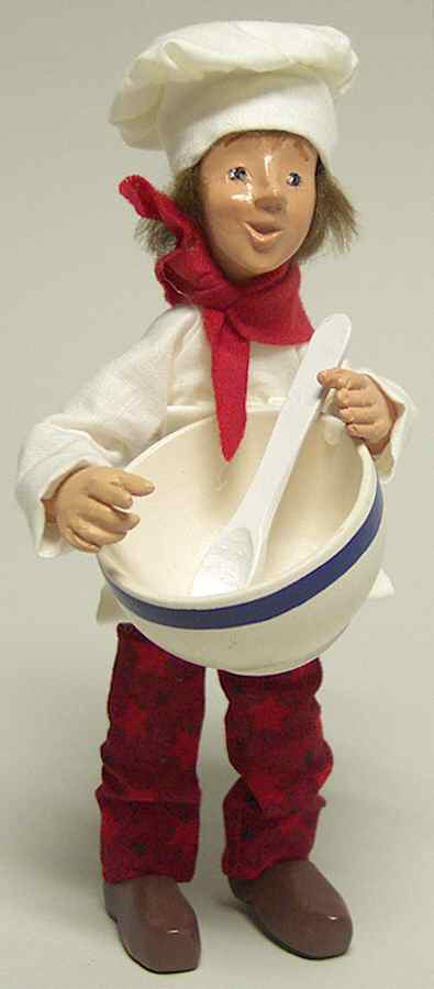 Bakerkins Batter-Baker With Mixing Bowl - No Box by Byers' Choice Ltd-1