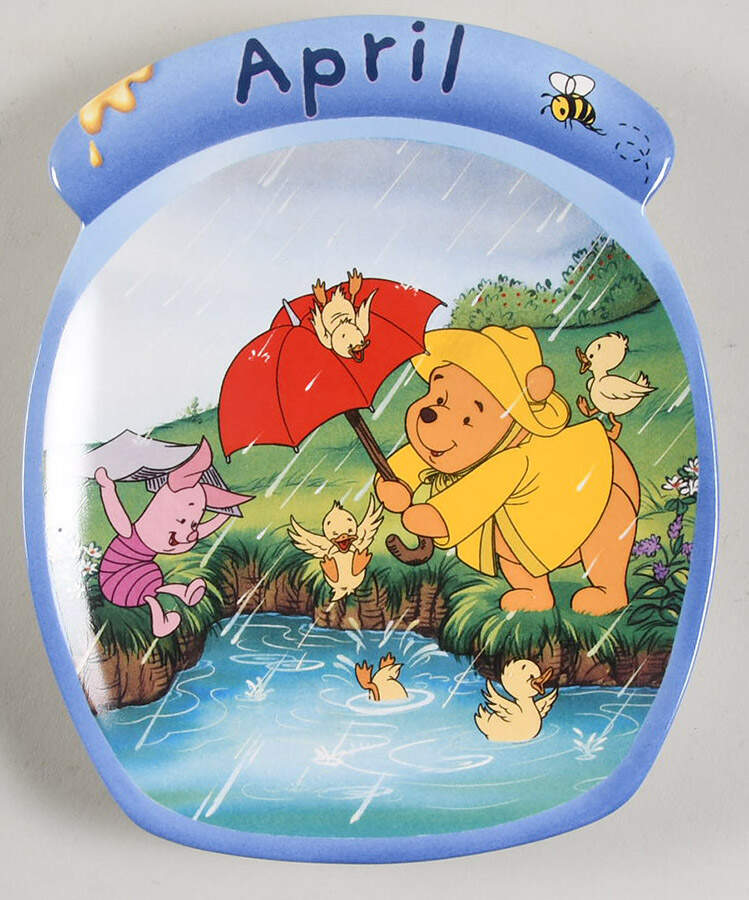 Classic Pooh Apirl - No Box by Bradford Exchange-1