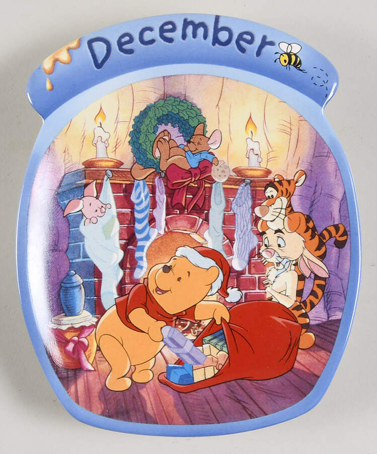 Classic Pooh December - No Box by Bradford Exchange-1