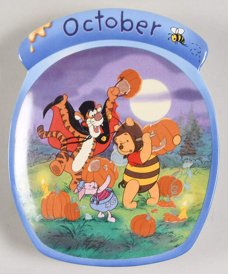 Classic Pooh October - No Box by Bradford Exchange-1