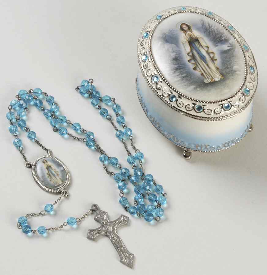 Visions of Our Lady Our Lady Of Lourdes - No Box by Bradford Exchange-1