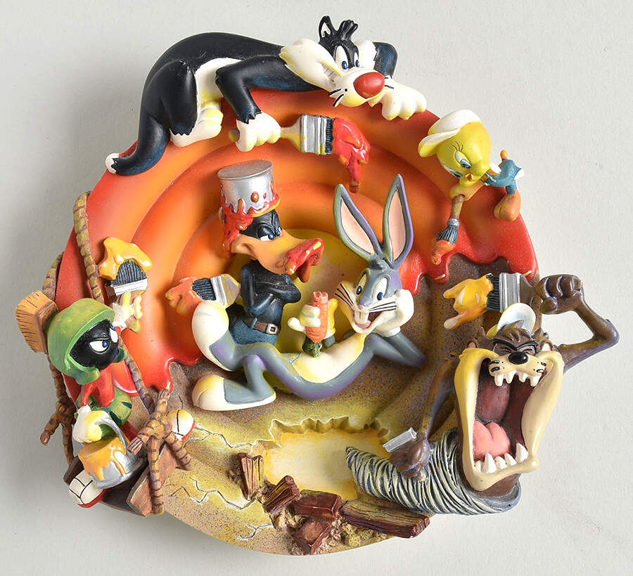 Round and Round Paint Crazy - No Box by Bradford Exchange-1