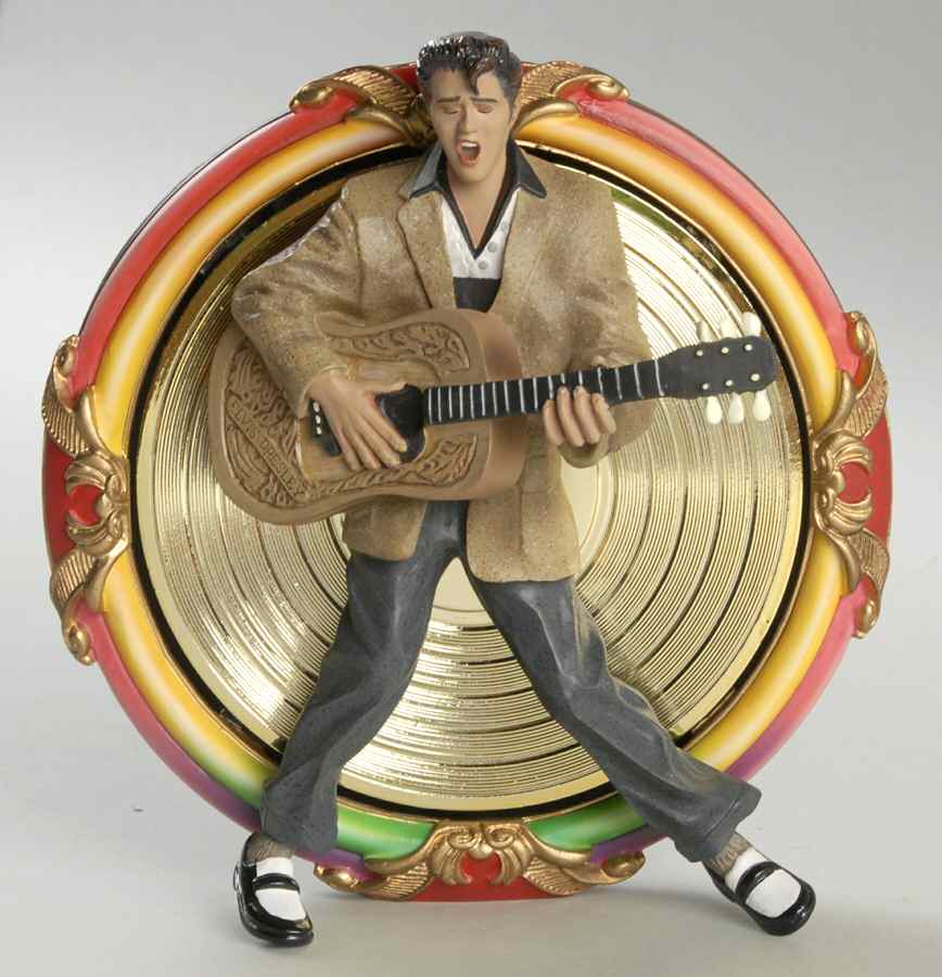 Elvis King of Rock N Roll Heartbreak Hotel - No Box by Bradford Exchange-1