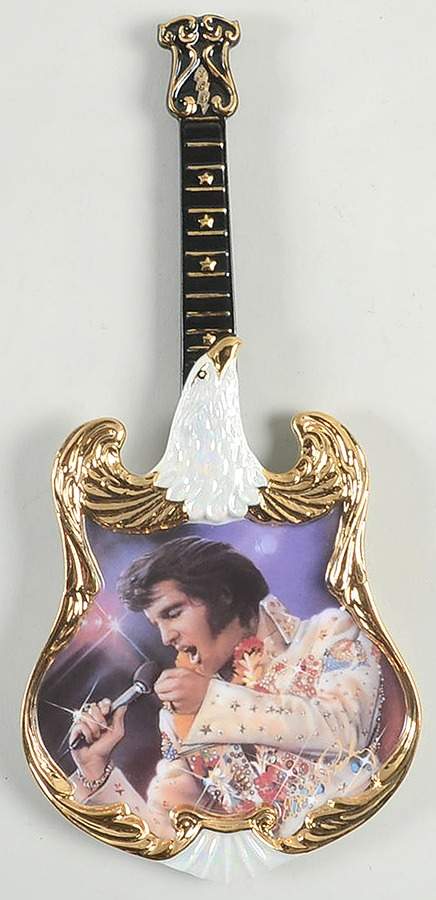 Elvis Presley 40th Anniversary Elvis Aloha Hawaii 1973 - No Box by Bradford Exchange-1