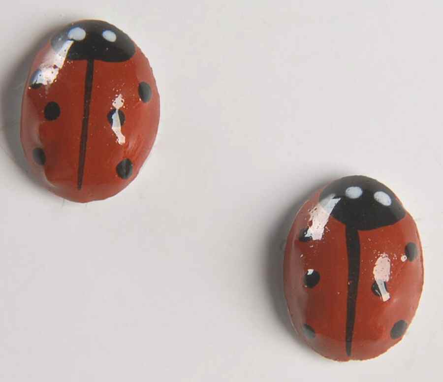 Belleek Jewelry Ladybird Earrings - No Box by Belleek Pottery (Ireland)-1