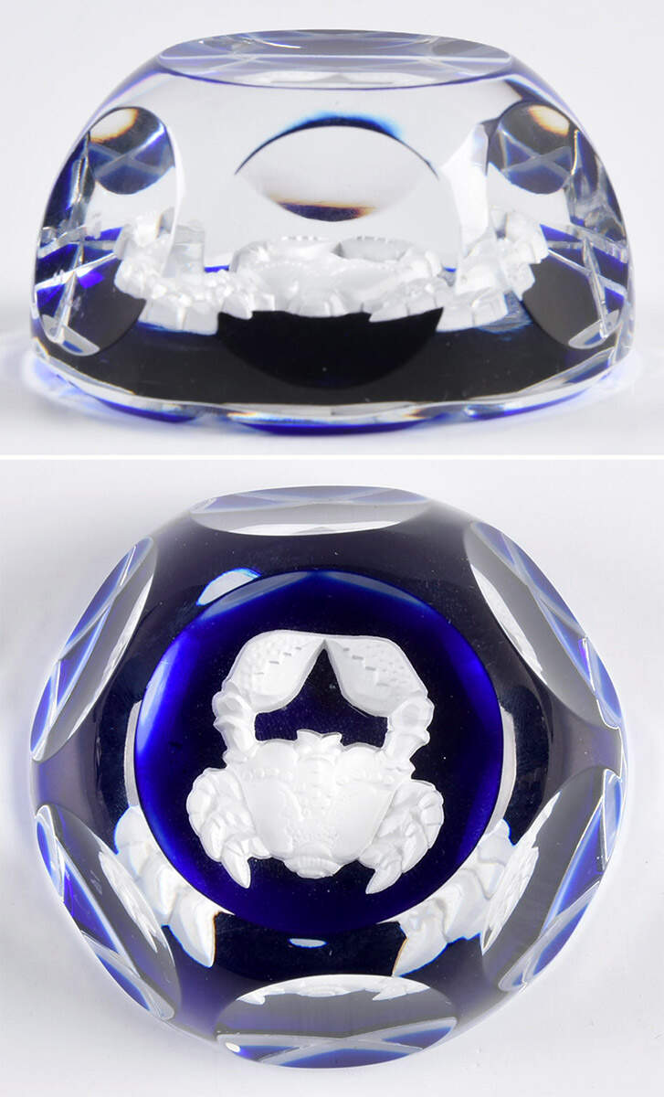 Zodiac Cancer - Star Cut Bottom - Boxed by Baccarat-1
