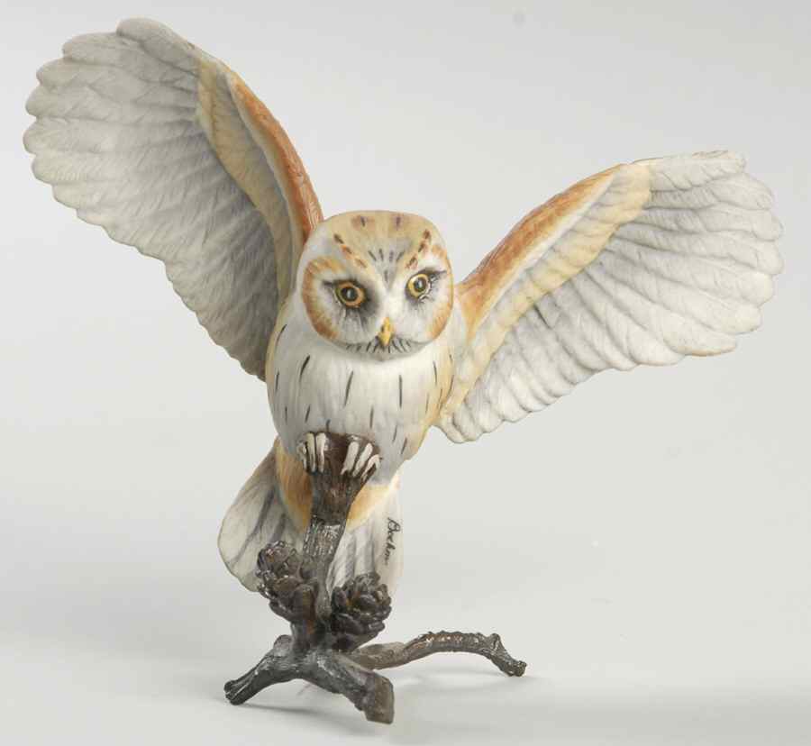 Miniature Owls Screech Owl - No Box by Boehm-1