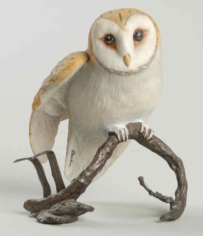 Miniature Owls Barn Owl - No Box by Boehm-1