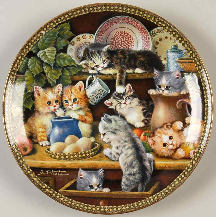 Tender Tails Kitchen Capers - No Box by Bradford Exchange-1