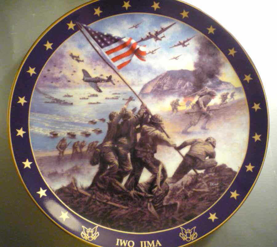 Visions of Glory Iwo Jima - No Box by Bradford Exchange-1