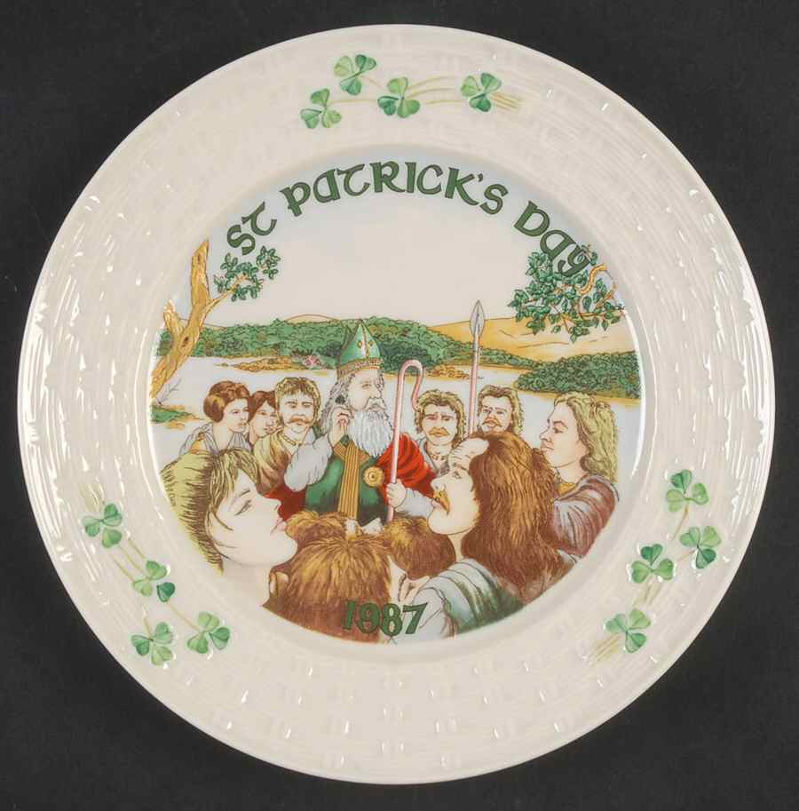 St. Patrick's Day Legend Of The Shamrock - Boxed by Belleek Pottery (Ireland)-1