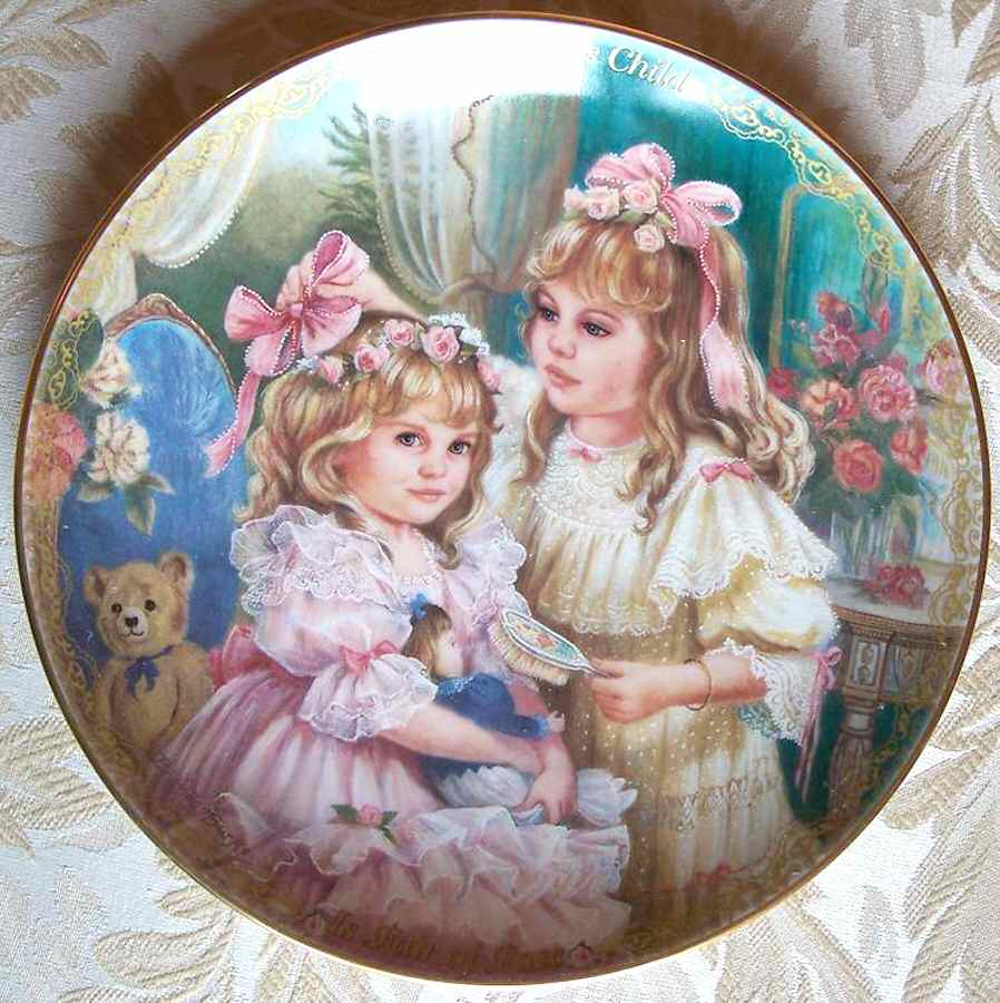 Precious Gifts Day By Day Monday's Child, Is Fair Of Face - No Box by Bradford Exchange-1