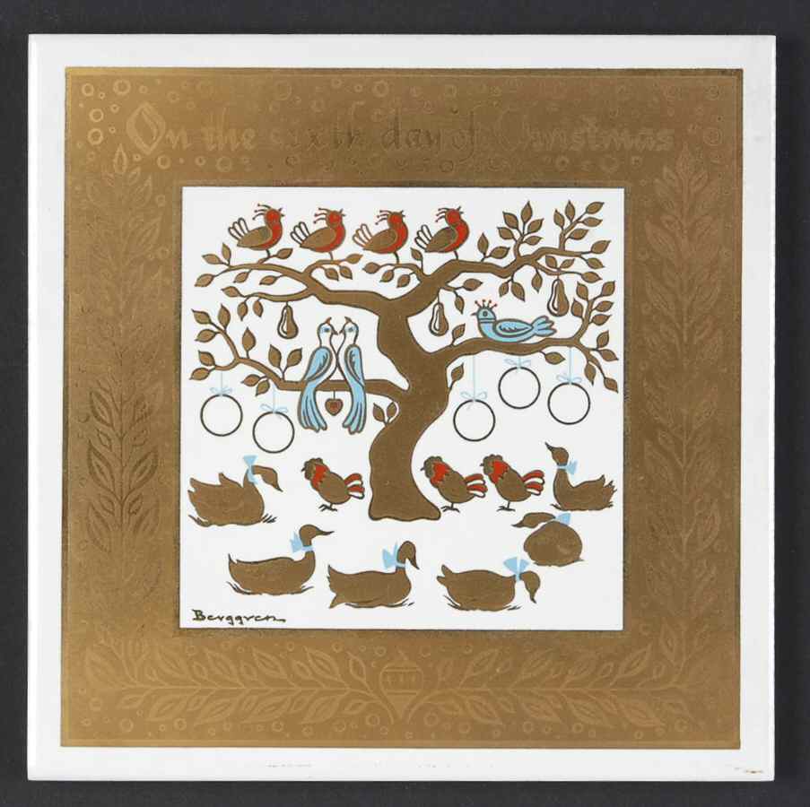 Twelve Days of Christmas 6th Day Of Christmas - No Box by Berggren Traynor-1