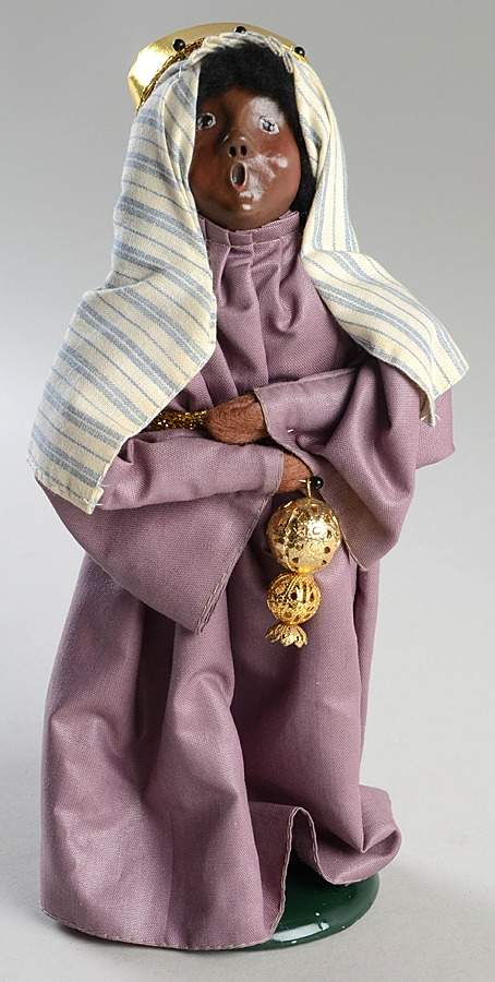 Children's Pageant Nativity Wiseman-Moor-Purple Robe - No Box by Byers' Choice Ltd-1
