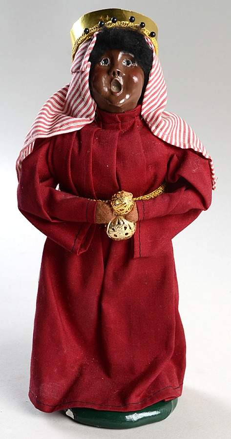 Children's Pageant Nativity Wiseman-Moor-Burgundy Robe - No Box by Byers' Choice Ltd-1