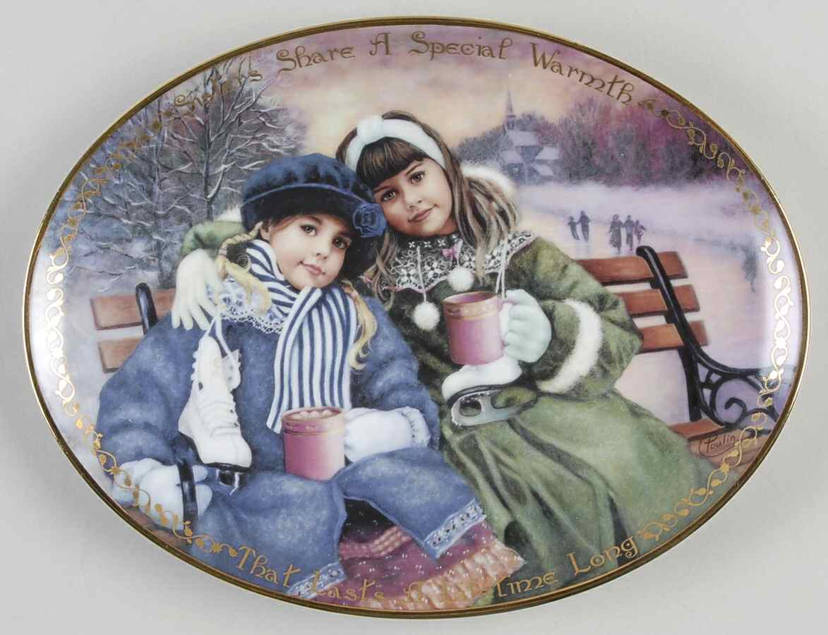 Seasons of Sharing Sisters Share A Special Warmth - No Box by Bradford Exchange-1