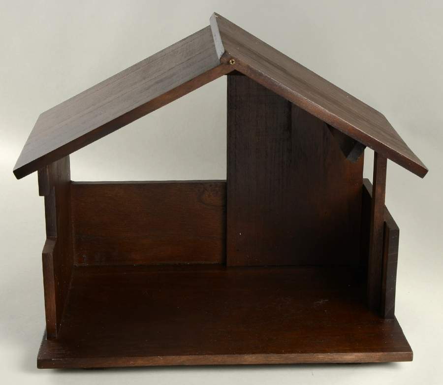 Classic Nativity Stable (Creche) - No Box by Belleek Pottery (Ireland)-1