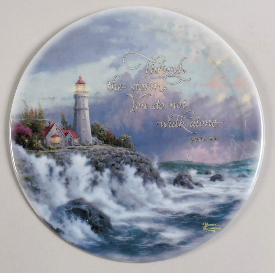 Thomas Kinkade's Have Faith Conquering The Storms - No Box by Bradford Exchange-1