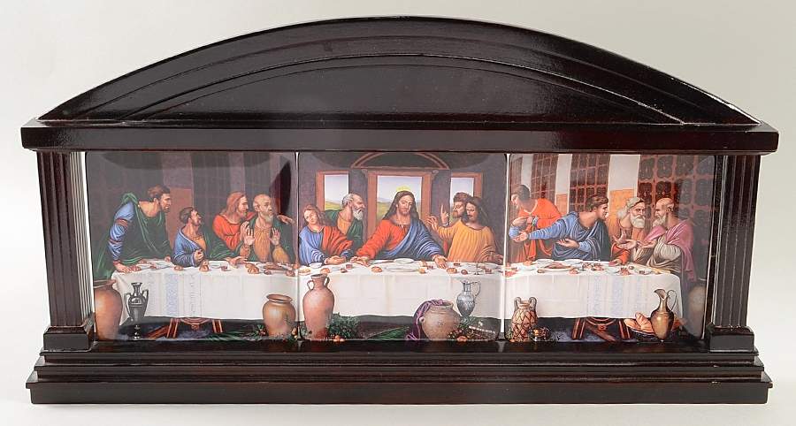 The Last Supper Plate Set In Frame - No Box by Bradford Exchange-1