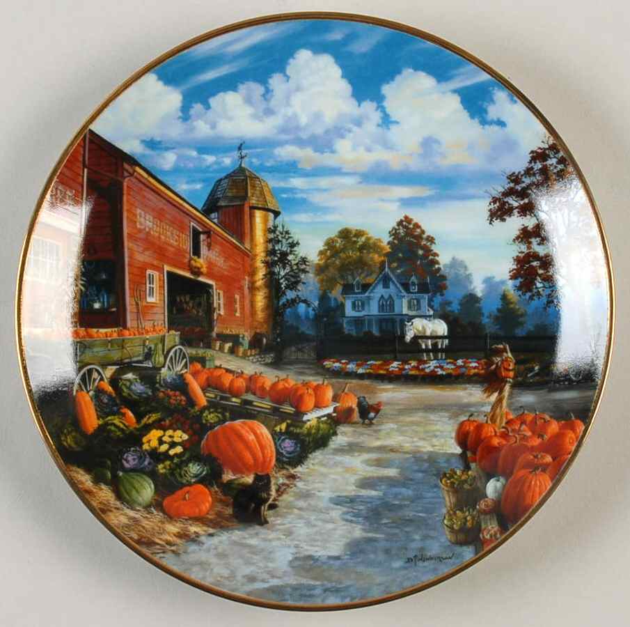 Escape To the Country Country Cornucopia - No Box by Bradford Exchange-1