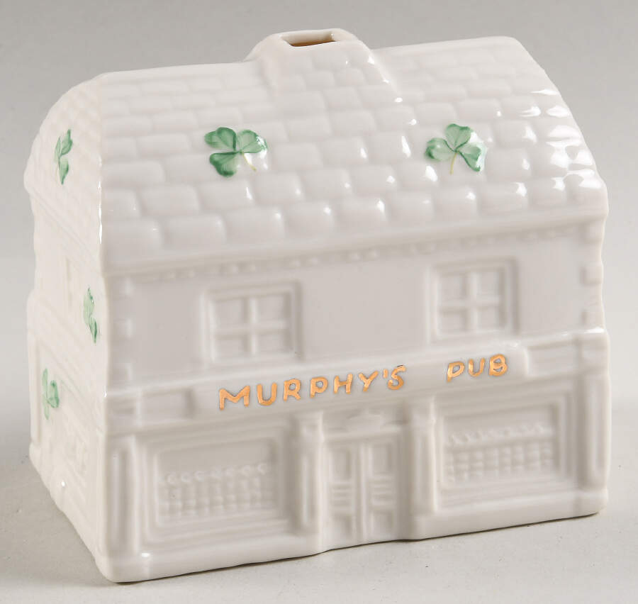 Irish Village Murphy's Pub - Boxed by Belleek Pottery (Ireland)-1