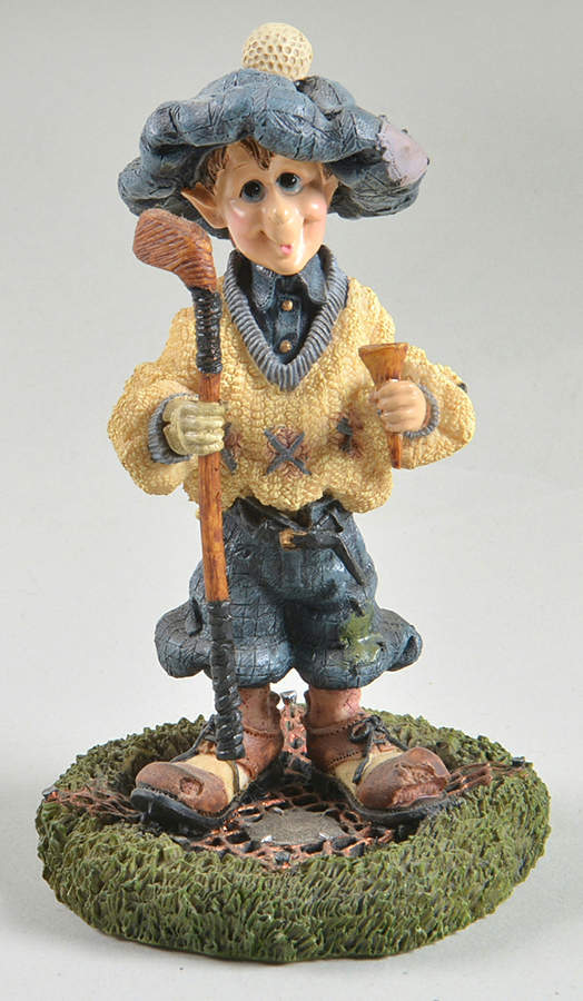 Wee Folkstone Collection Fergus Bogey Macdivot - Boxed by Boyds Bears-1