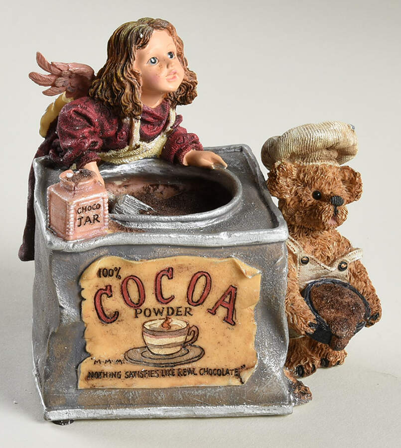 Wee Folkstone Collection Cocoa M.Angelrich & Scoop-Musical - Boxed by Boyds Bears-1