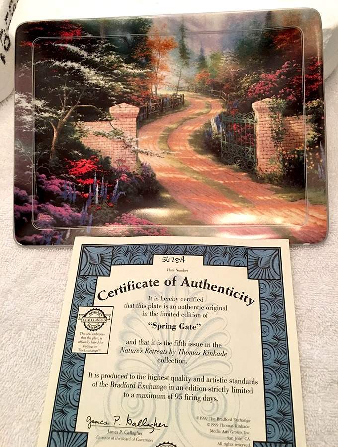 Nature's Retreats Spring Gate - No Box by Bradford Exchange-1