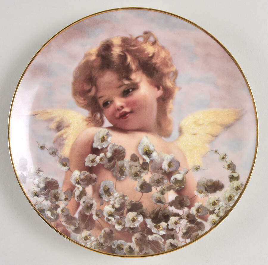 Cherubs of Innocence Loving Gaze - No Box by Bradford Exchange-1
