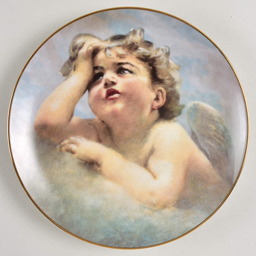 Cherubs of Innocence Thoughts Of Love - No Box by Bradford Exchange-1
