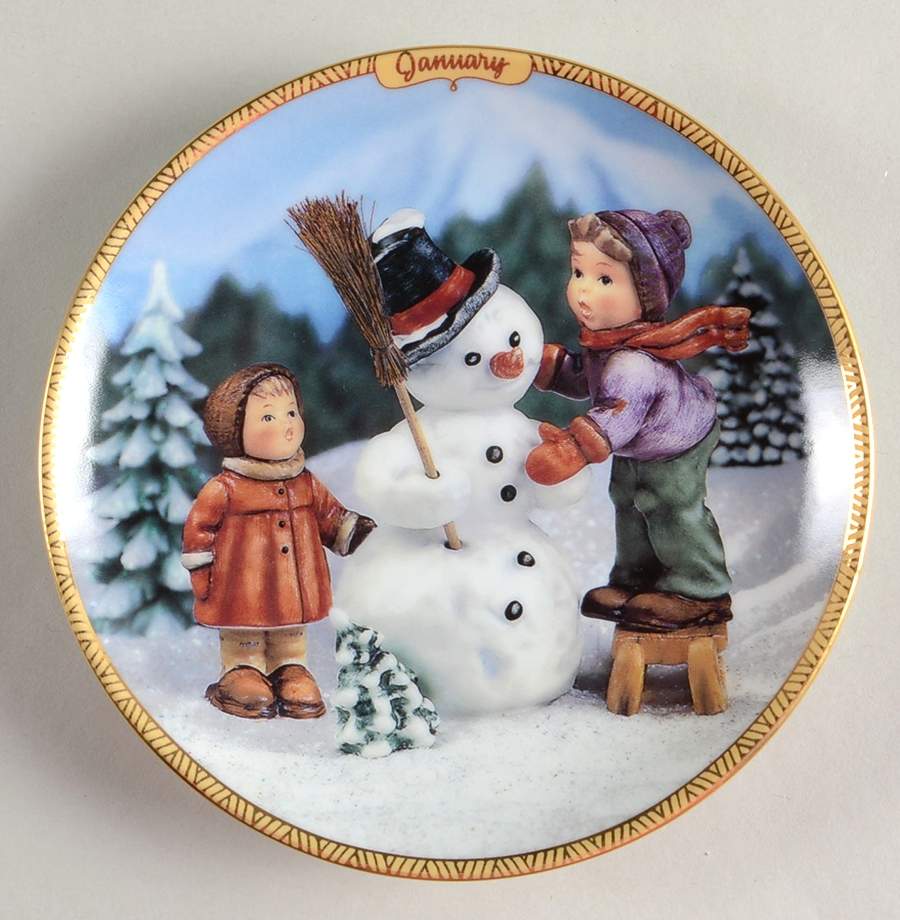 Hummel Seasons of Joy Calendar January - No Box by Bradford Exchange-1