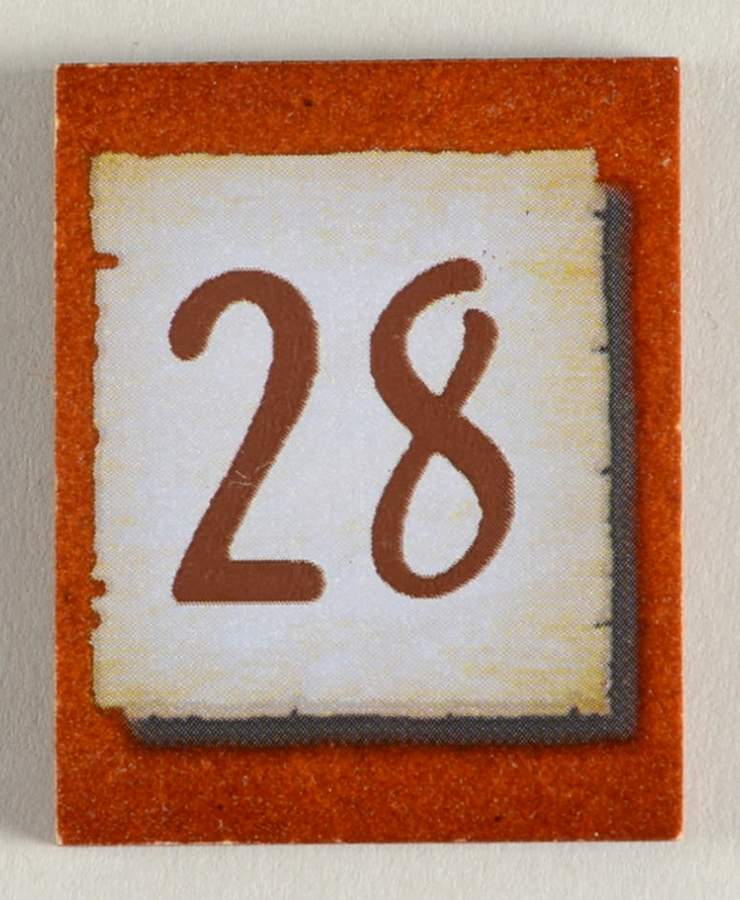Hummel Seasons of Joy Calendar #28 Tile - No Box 42 by Bradford Exchange-1