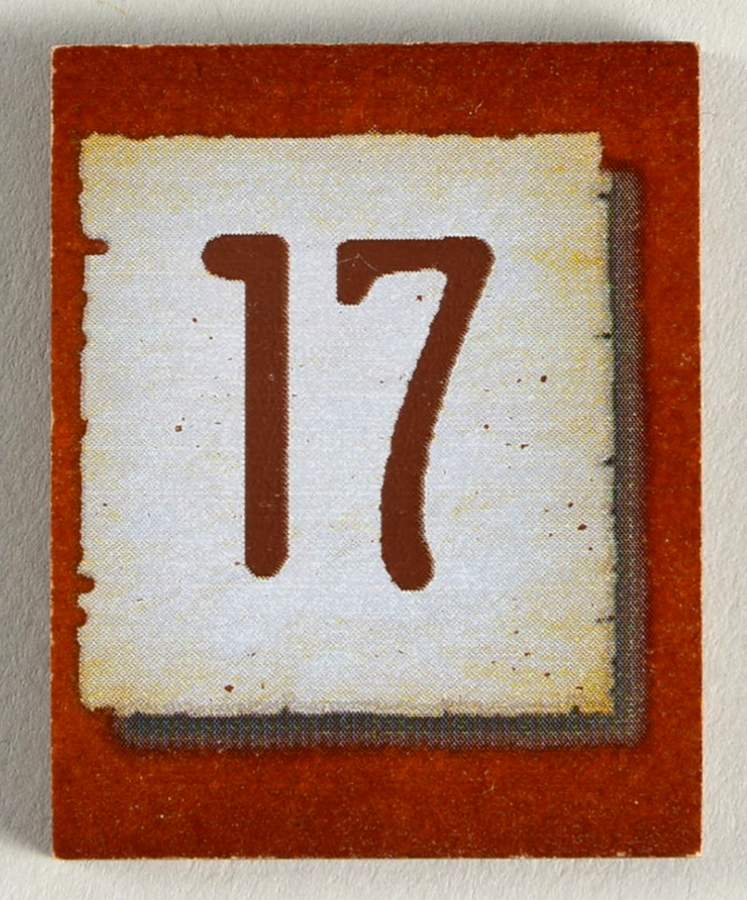 Hummel Seasons of Joy Calendar #17 Tile - No Box by Bradford Exchange-1