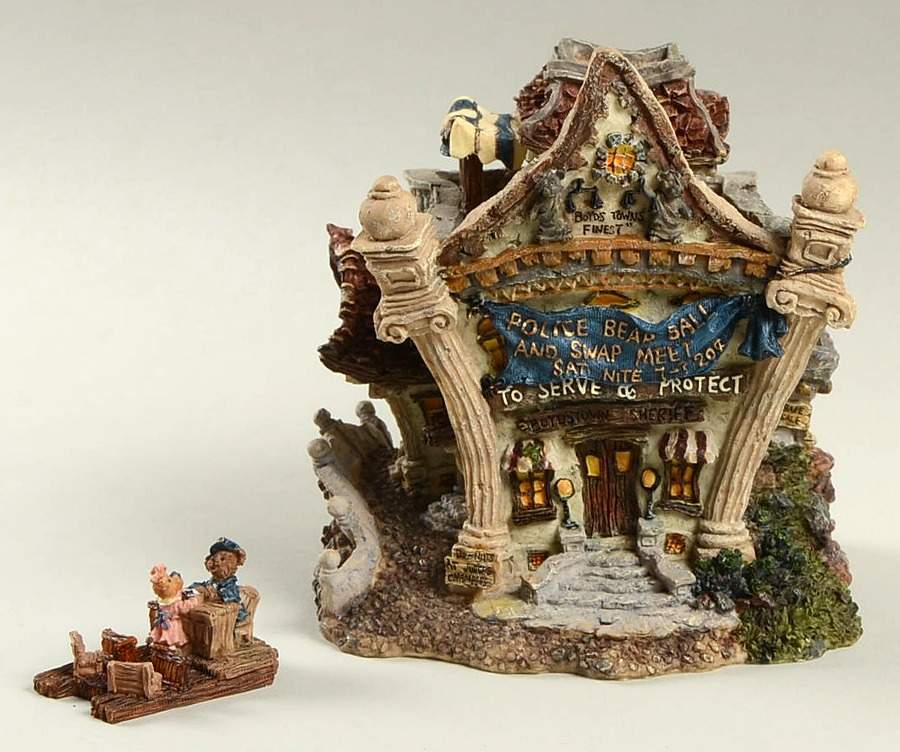 Boyds Town Village Town Police Station - Boxed by Boyds Bears-1